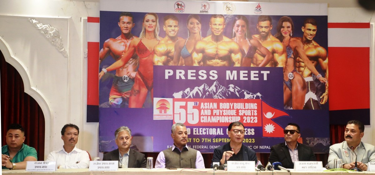 ५५औँ एशियाली शारीरिक सुगठन भाद्र तेश्रो साता, प्रतिस्पर्धामा तीनसय खेलाडी